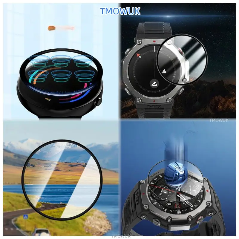 For Amazfit T-Rex 3Pro TRex 3 Pro Screen Protector Anti-scratch Full Coverage Not Glass 5D Soft HD Film, Anti-Finger, Clear View
For Amazfit T-Rex 3Pro TRex 3 Pro Screen Protector Anti-scratch Full Coverage Not Glass 5D Soft HD Film, Anti-Finger, Clear View