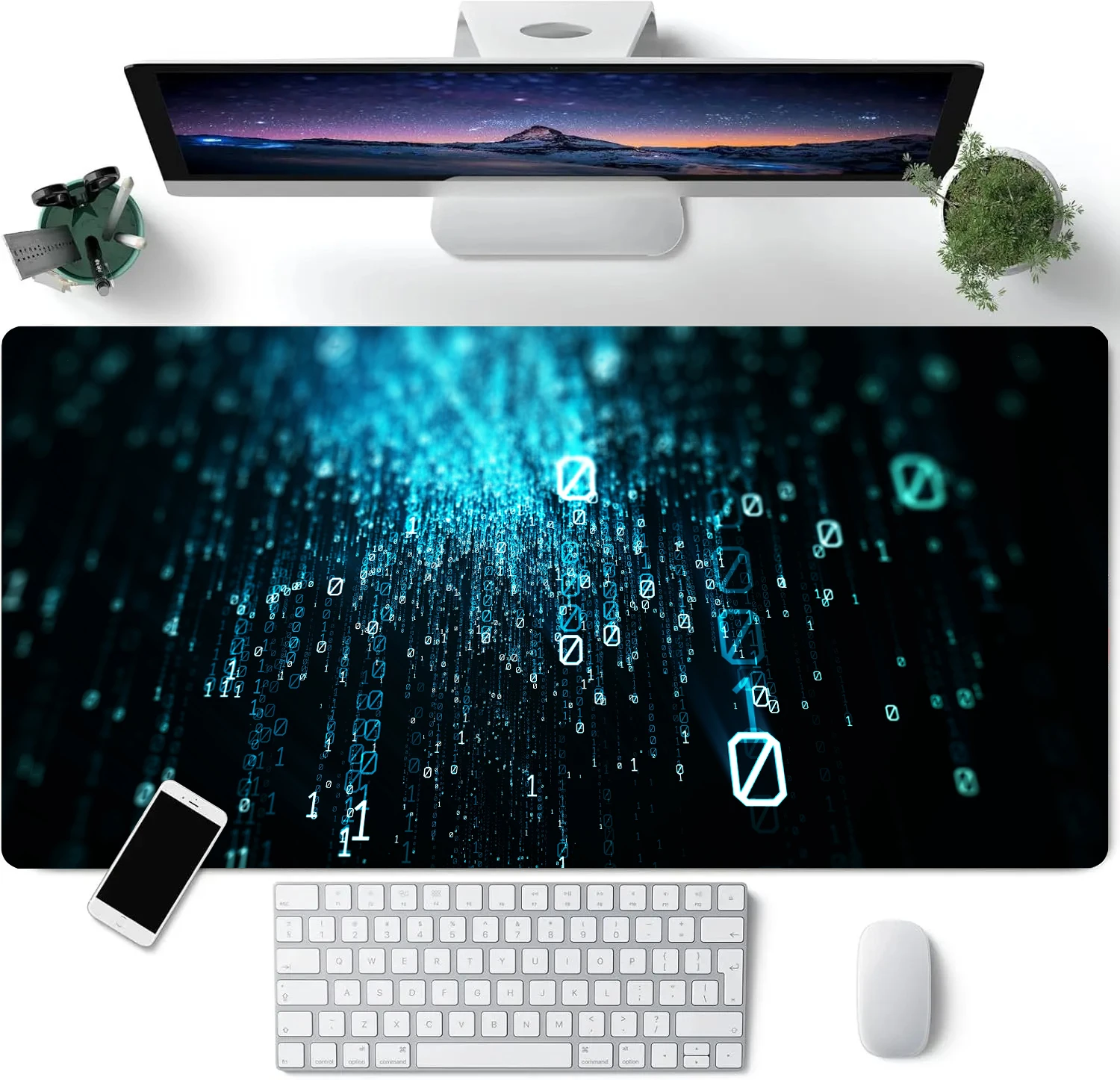 Programming Technology Binary Mouse Pad Large Computer Office Game Mat Rubber Anti-slip Gaming Accessories Keyboard Desktop Pads
Programming Technology Binary Mouse Pad Large Computer Office Game Mat Rubber Anti-slip Gaming Accessories Keyboard Desktop Pads