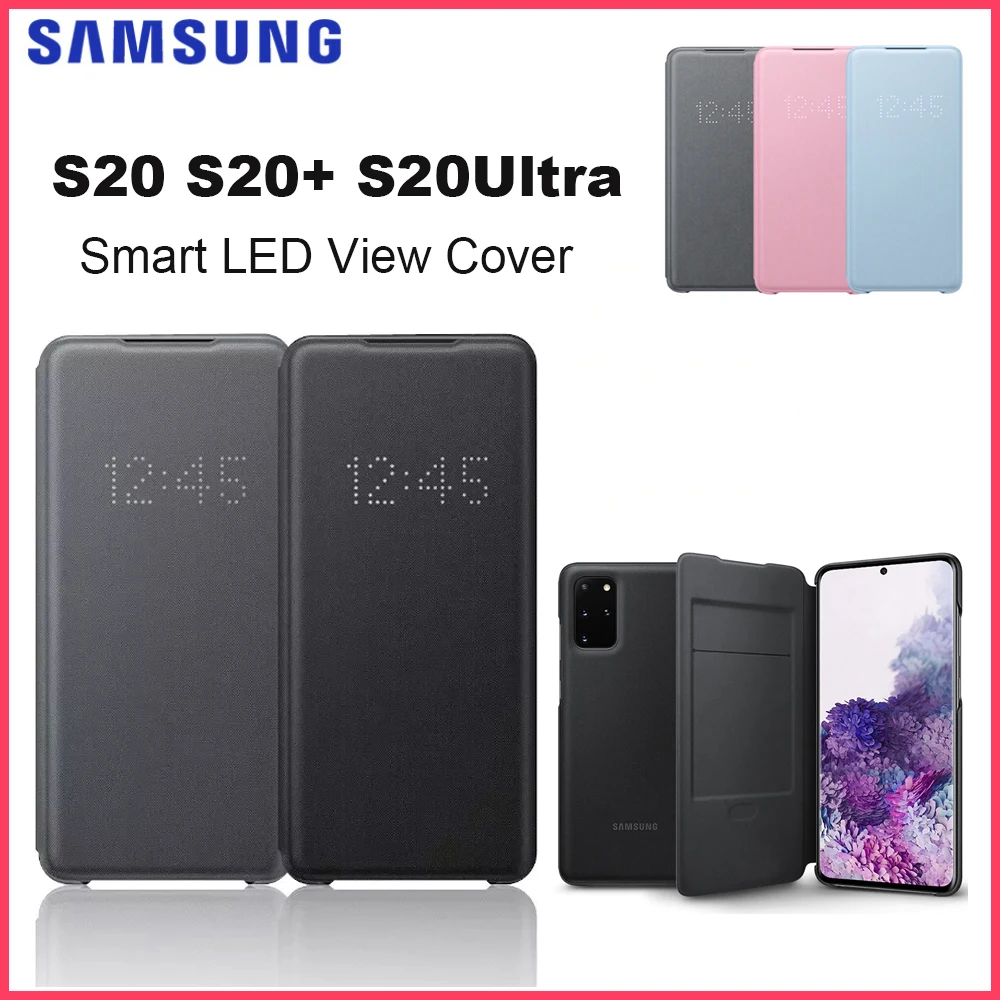 Original For Samsung Galaxy S20 S20+ S20Ultra 5G LED View Smartphone Cover Clamshell Smart LED View Sleep Protective Case
Original For Samsung Galaxy S20 S20+ S20Ultra 5G LED View Smartphone Cover Clamshell Smart LED View Sleep Protective Case