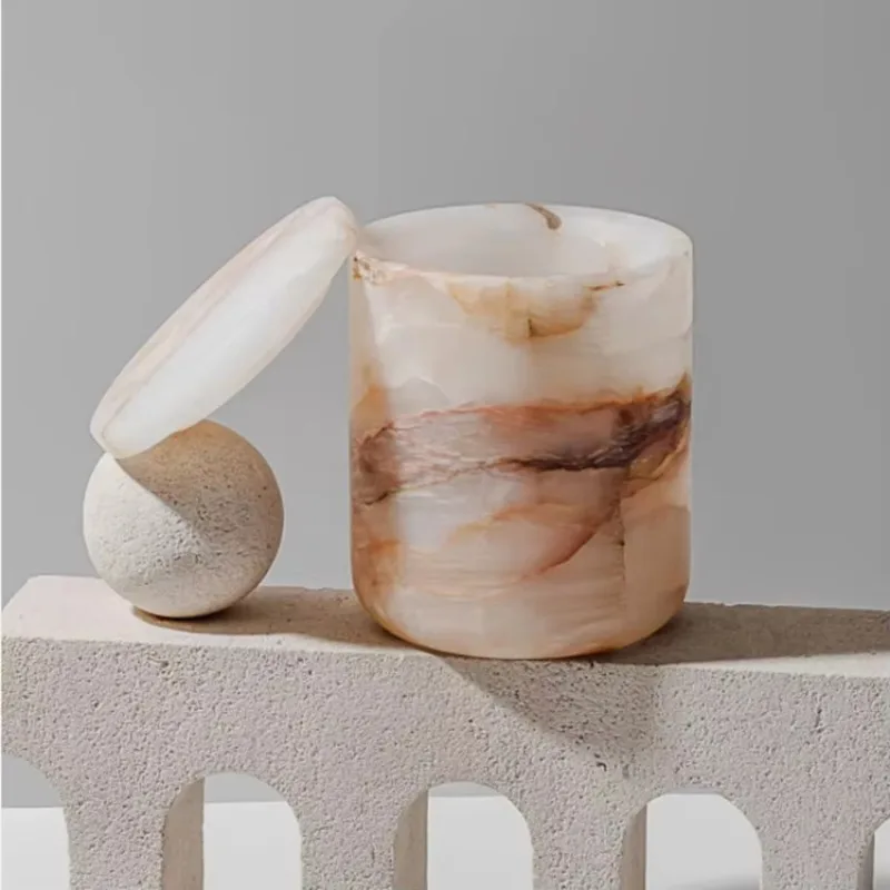 Customize Wholesale Natural Onyx Marble Candle Jar Holder Candle Vessels With Lid Home Decor Luxury Candle Vessels
Customize Wholesale Natural Onyx Marble Candle Jar Holder Candle Vessels With Lid Home Decor Luxury Candle Vessels