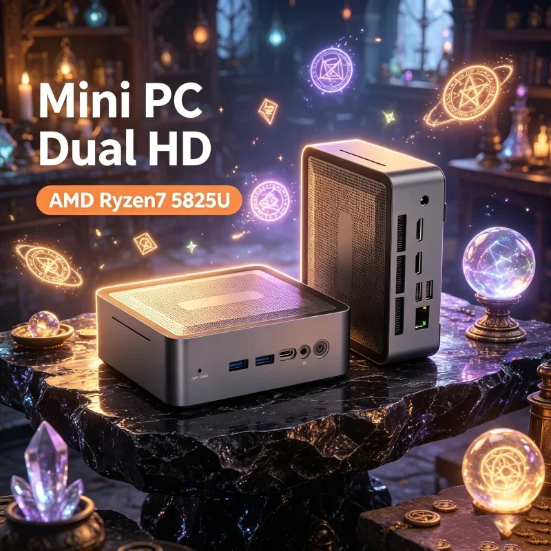 Luminiferous U58 Ryzen7 5825U Mini PC 2×DDR4 3200MHz, M.2 SSD+HDD Win11 Pro WiFi6 BT5.2 Firm Undertakings Light Gaming Narrow
Luminiferous U58 Ryzen7 5825U Mini PC 2×DDR4 3200MHz, M.2 SSD+HDD Win11 Pro WiFi6 BT5.2 Firm Undertakings Light Gaming Narrow