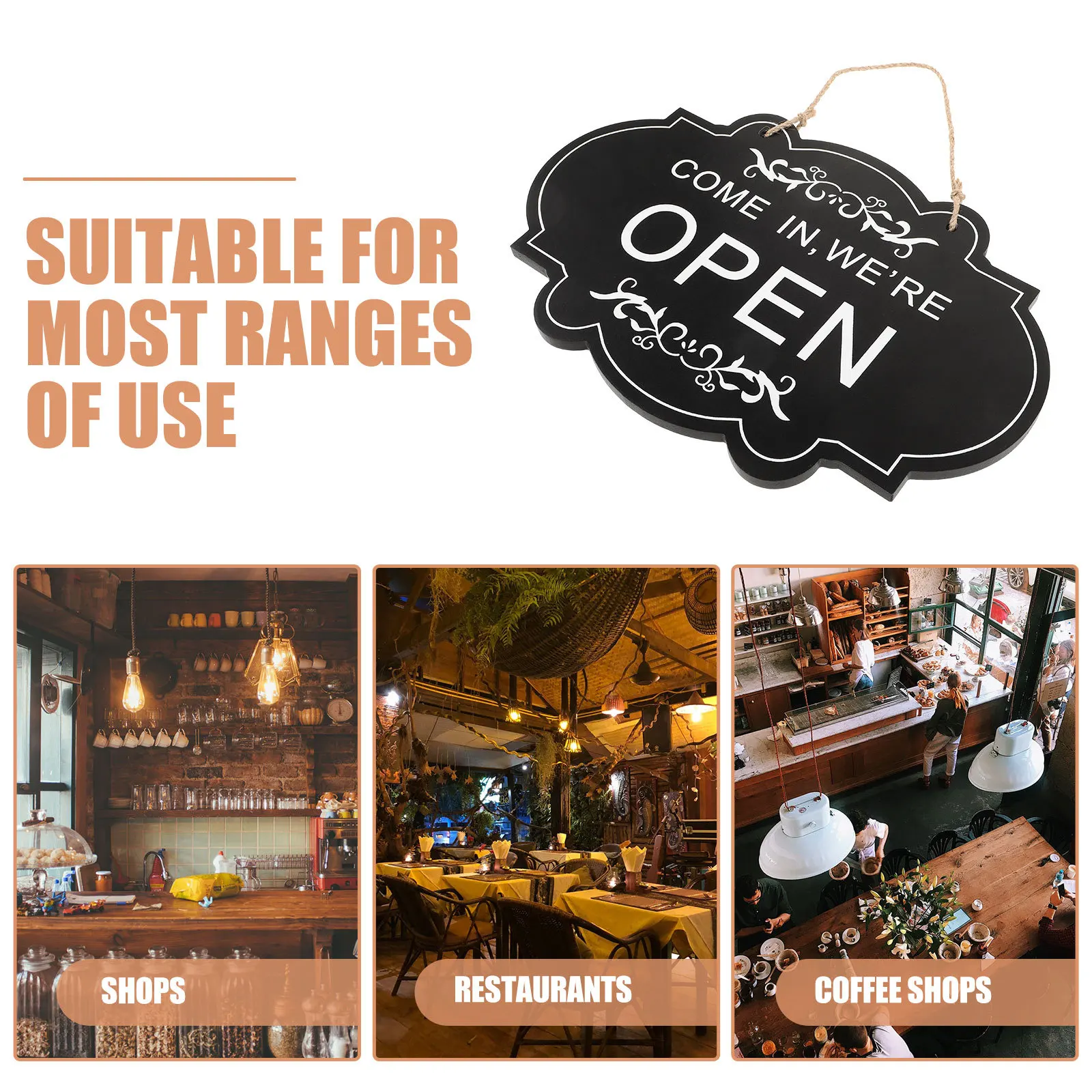 Open Closed Sign Hanging Wooden Door Decor Practical Design for Storefronts Residential Entrances Durable Long-Lasting
Open Closed Sign Hanging Wooden Door Decor Practical Design for Storefronts Residential Entrances Durable Long-Lasting