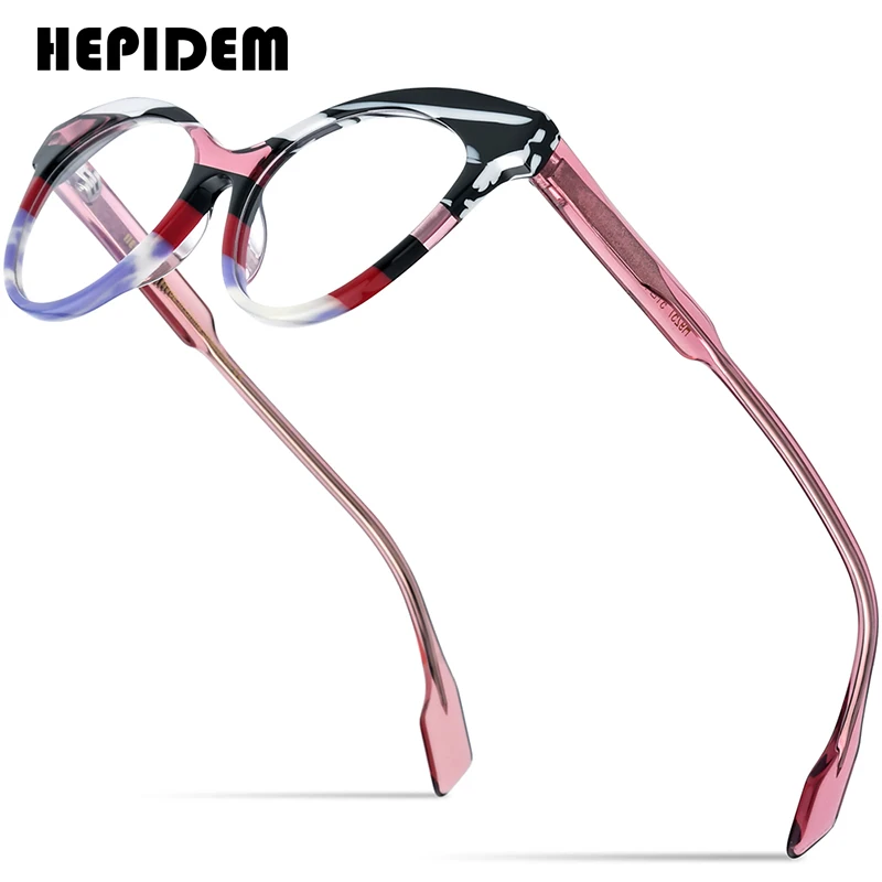 HEPIDEM Multicolor Acetate Glasses Frame Women 2023 New Big Oversize Cat Eye Eyeglasses Ladies Spectacles Eyewear 9257
HEPIDEM Multicolor Acetate Glasses Frame Women 2023 New Big Oversize Cat Eye Eyeglasses Ladies Spectacles Eyewear 9257