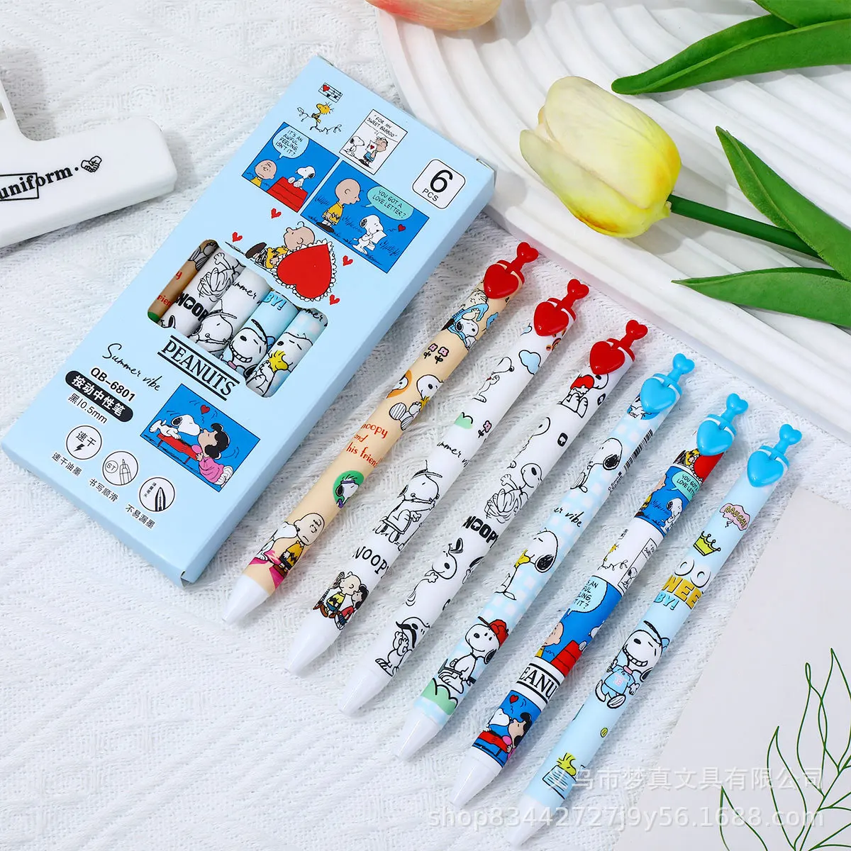 Snoopys Pen Student Anime Cartoon Gel Pens Quick-drying Black Pen Examination Office Cute Retractable Pens Back-to-school Gifts
Snoopys Pen Student Anime Cartoon Gel Pens Quick-drying Black Pen Examination Office Cute Retractable Pens Back-to-school Gifts