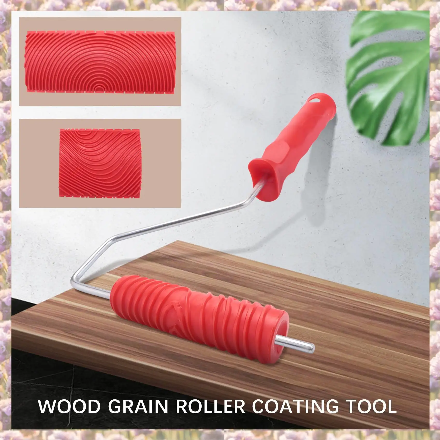 7 Inch Empaistic Pattern Roller Painter +2 PCS Wood Graining Painting Tool,Art Wallpaper Imitation Wood Grain Tool,Wall Texture
7 Inch Empaistic Pattern Roller Painter +2 PCS Wood Graining Painting Tool,Art Wallpaper Imitation Wood Grain Tool,Wall Texture