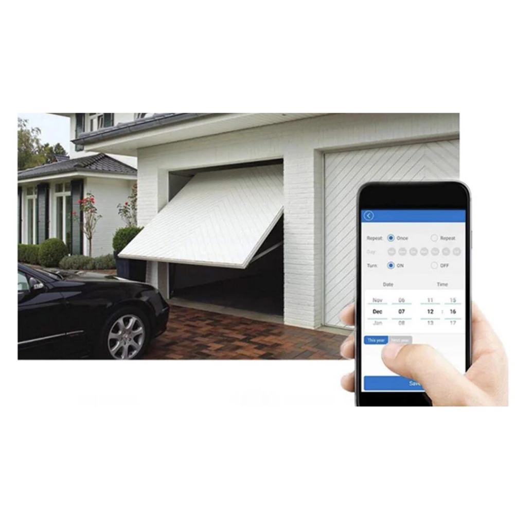 B24B Wifi Switch Smart Garage Door Opener Controller Work With Google Home Smartlife/Tuya APP Control No Hub Require
B24B Wifi Switch Smart Garage Door Opener Controller Work With Google Home Smartlife/Tuya APP Control No Hub Require