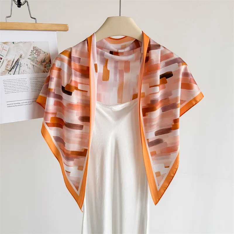 Spring New Square Scarf For Women Soft Stain Imitation Silk Scarves Bandanas Luxury Hijab Neckerchief Elegant Shawl Wraps
Spring New Square Scarf For Women Soft Stain Imitation Silk Scarves Bandanas Luxury Hijab Neckerchief Elegant Shawl Wraps