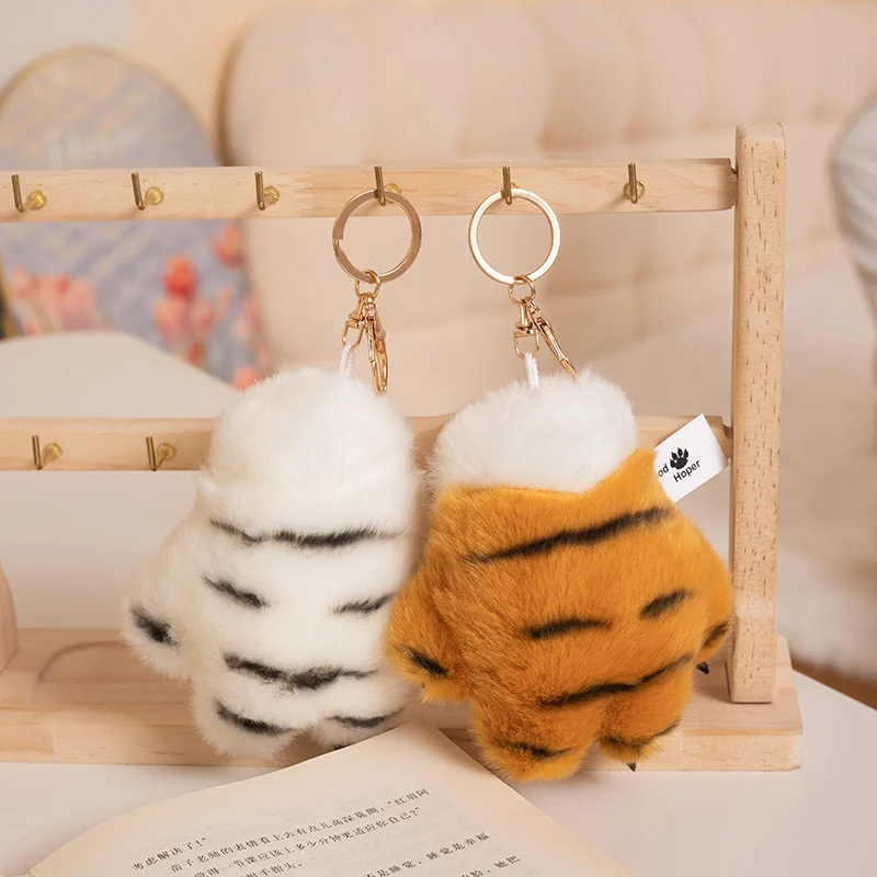 6/12cm Tiger Paw Head Plush Pendant Stuffed Animal Keyring Key Chain Decor for Bag Gift
6/12cm Tiger Paw Head Plush Pendant Stuffed Animal Keyring Key Chain Decor for Bag Gift