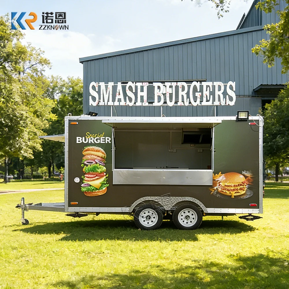 Hot Dog Ice Cream Food Truck Concession Trailers Outdoor Mobile Restaurant Food Truck Trailer with Full Kitchen Equipment
Hot Dog Ice Cream Food Truck Concession Trailers Outdoor Mobile Restaurant Food Truck Trailer with Full Kitchen Equipment