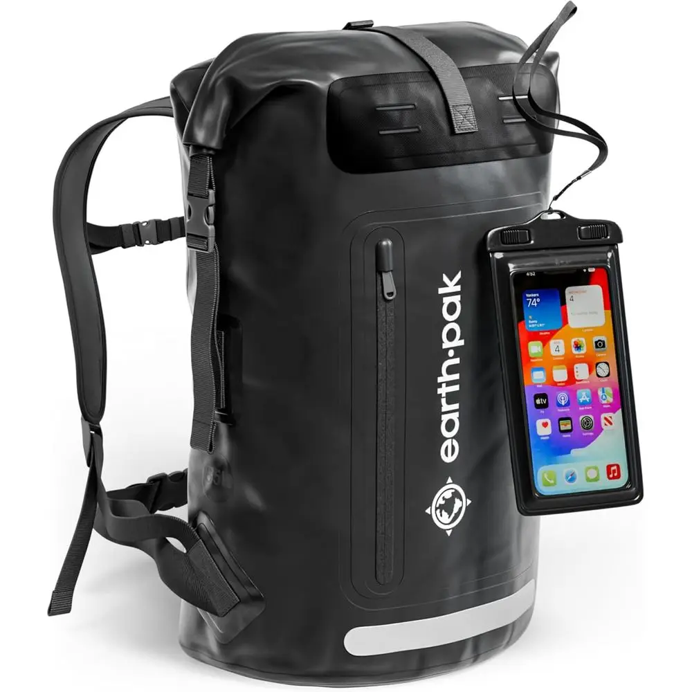 Durable Hiking Backpack - Roll-Top Closure - Padded Waterproof Case
Durable Hiking Backpack - Roll-Top Closure - Padded Waterproof Case