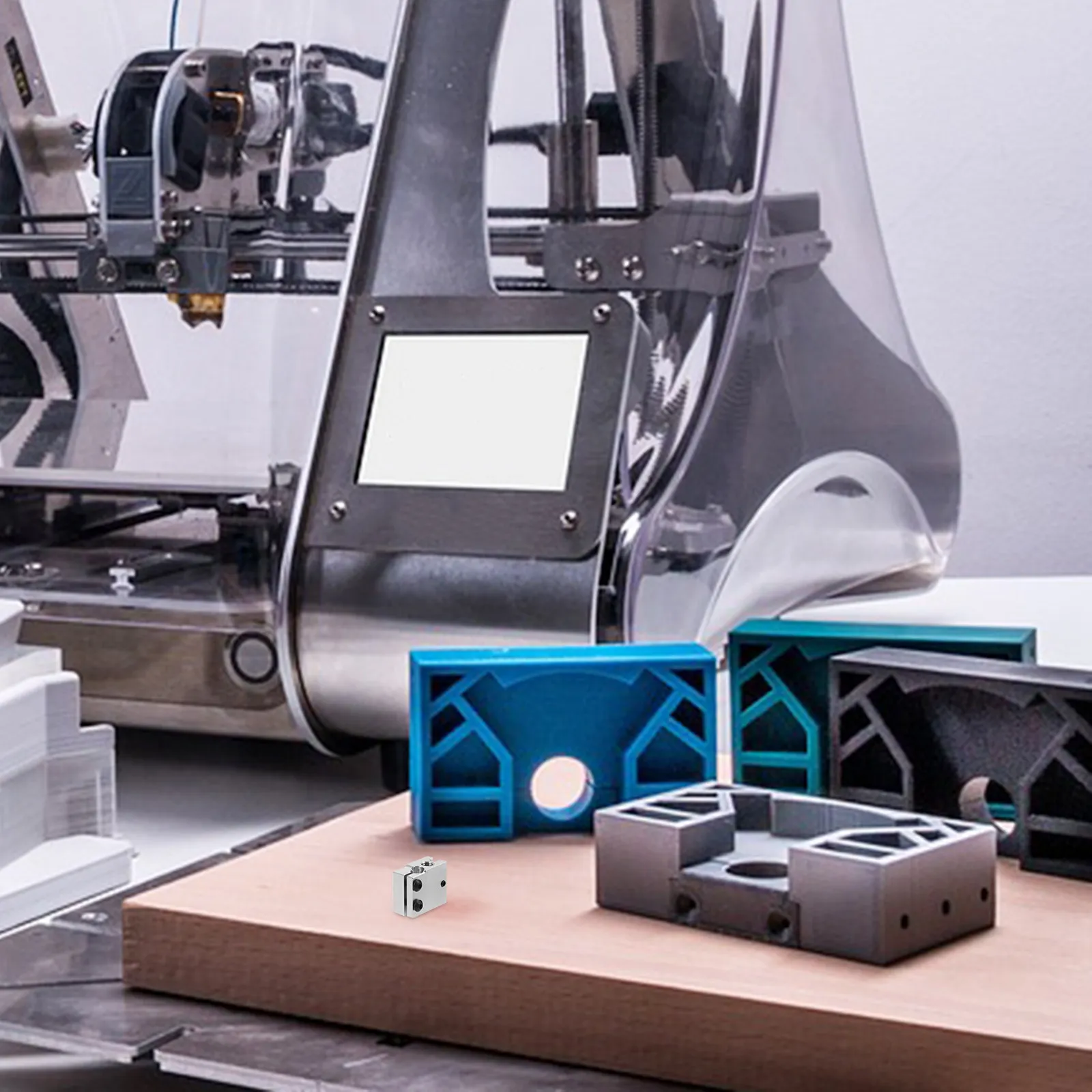 Алюминиевый нагревательный блок для 3D-принтера, блок для экструдера, быстрая экструзия, стабильный нагрев, аксессуар для 3D-печати, датчик Pt100
Алюминиевый нагревательный блок для 3D-принтера, блок для экструдера, быстрая экструзия, стабильный нагрев, аксессуар для 3D-печати, датчик Pt100