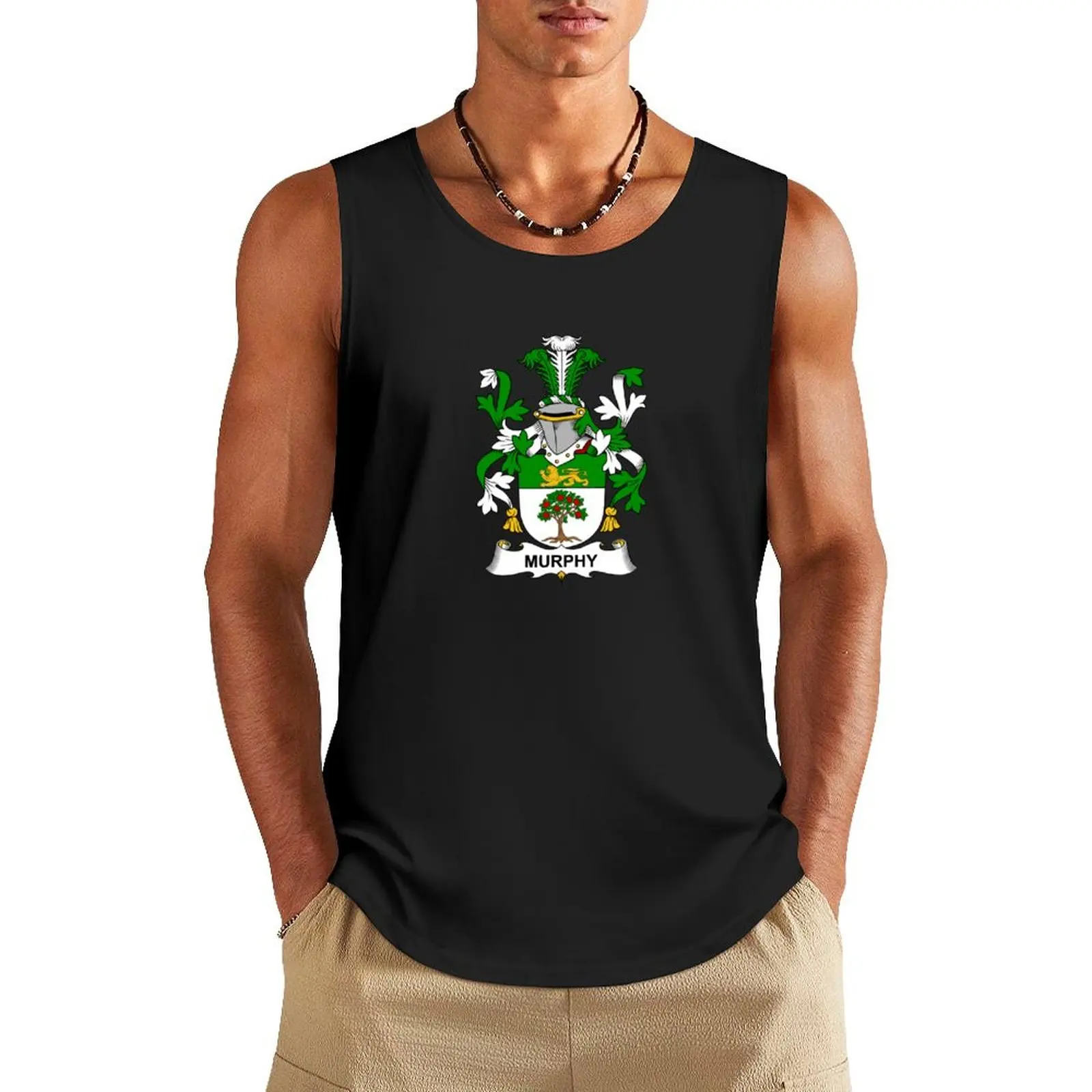 Murphy Coat of Arms - Family Crest Shirt Tank Top bodybuilding men Men's sports t-shirt sexy clothes men
Murphy Coat of Arms - Family Crest Shirt Tank Top bodybuilding men Men's sports t-shirt sexy clothes men