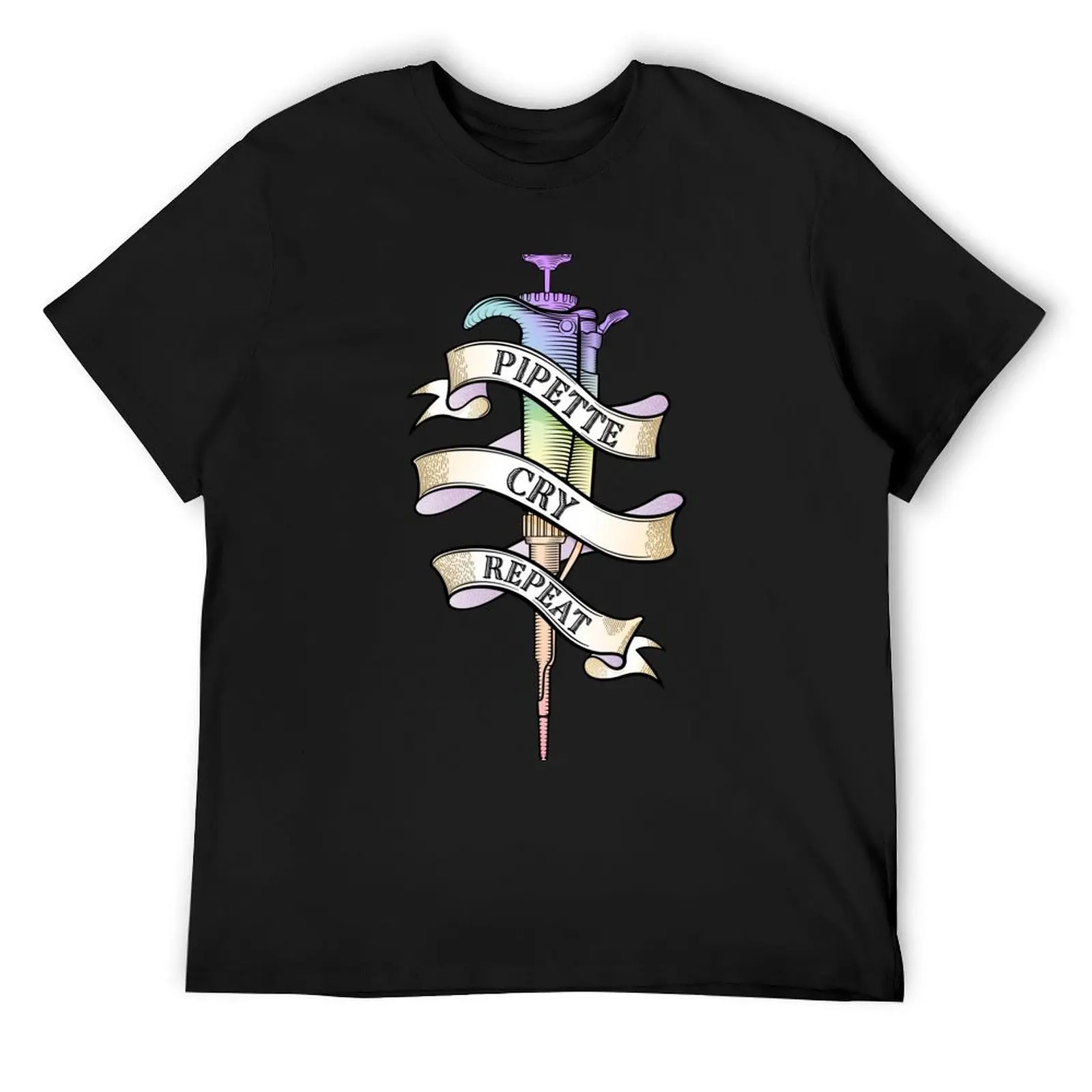 Pipette Cry Repeat PCR Science Tattoo Style Design Футболка Блузка по индивидуальному заказу аниме фигурки Мужская хлопковая футболка
Pipette Cry Repeat PCR Science Tattoo Style Design Футболка Блузка по индивидуальному заказу аниме фигурки Мужская хлопковая футболка