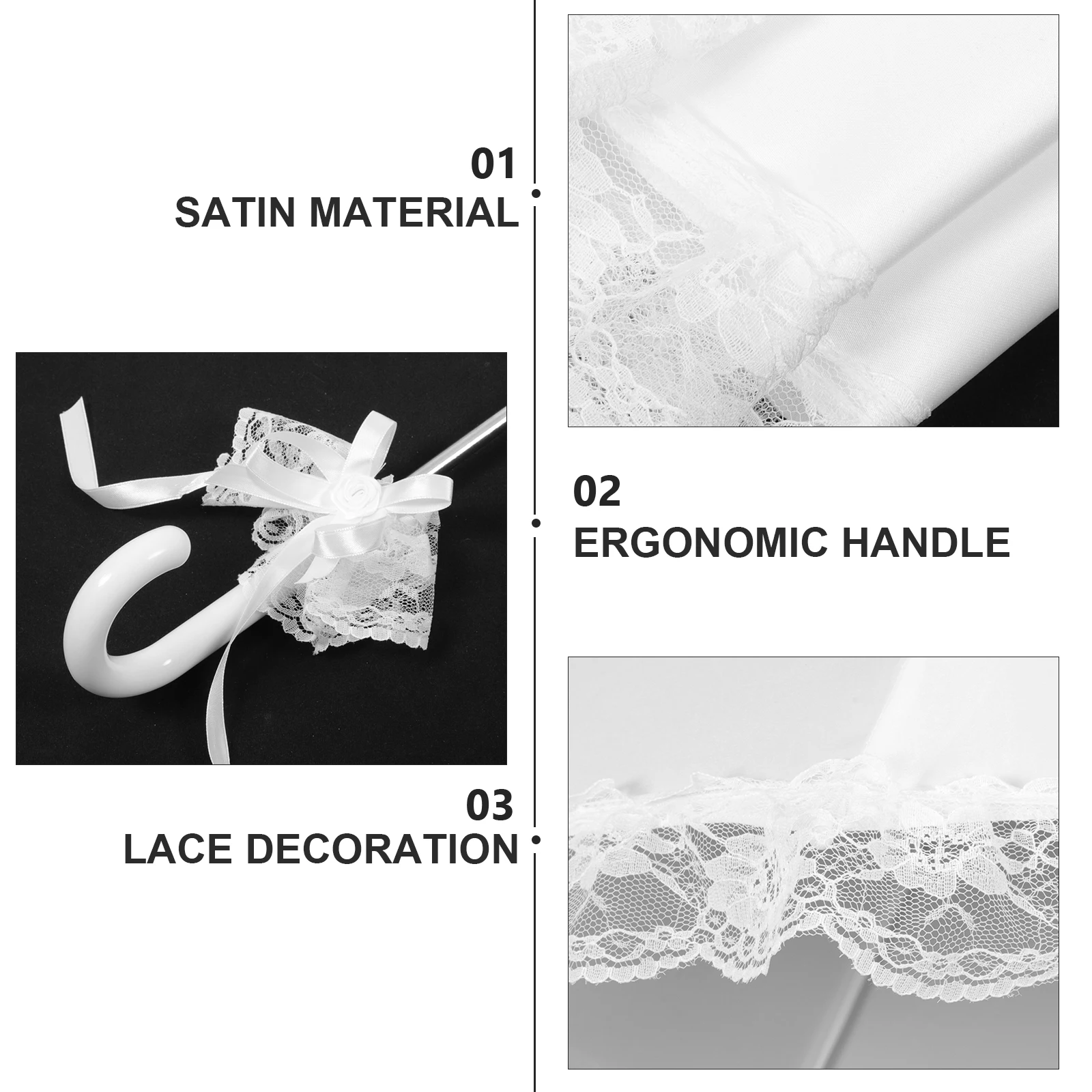 Children's Lace Umbrella White Decor Umbrellas Prop Wedding Decoration Parasol Metal Adult Size Bride
Children's Lace Umbrella White Decor Umbrellas Prop Wedding Decoration Parasol Metal Adult Size Bride