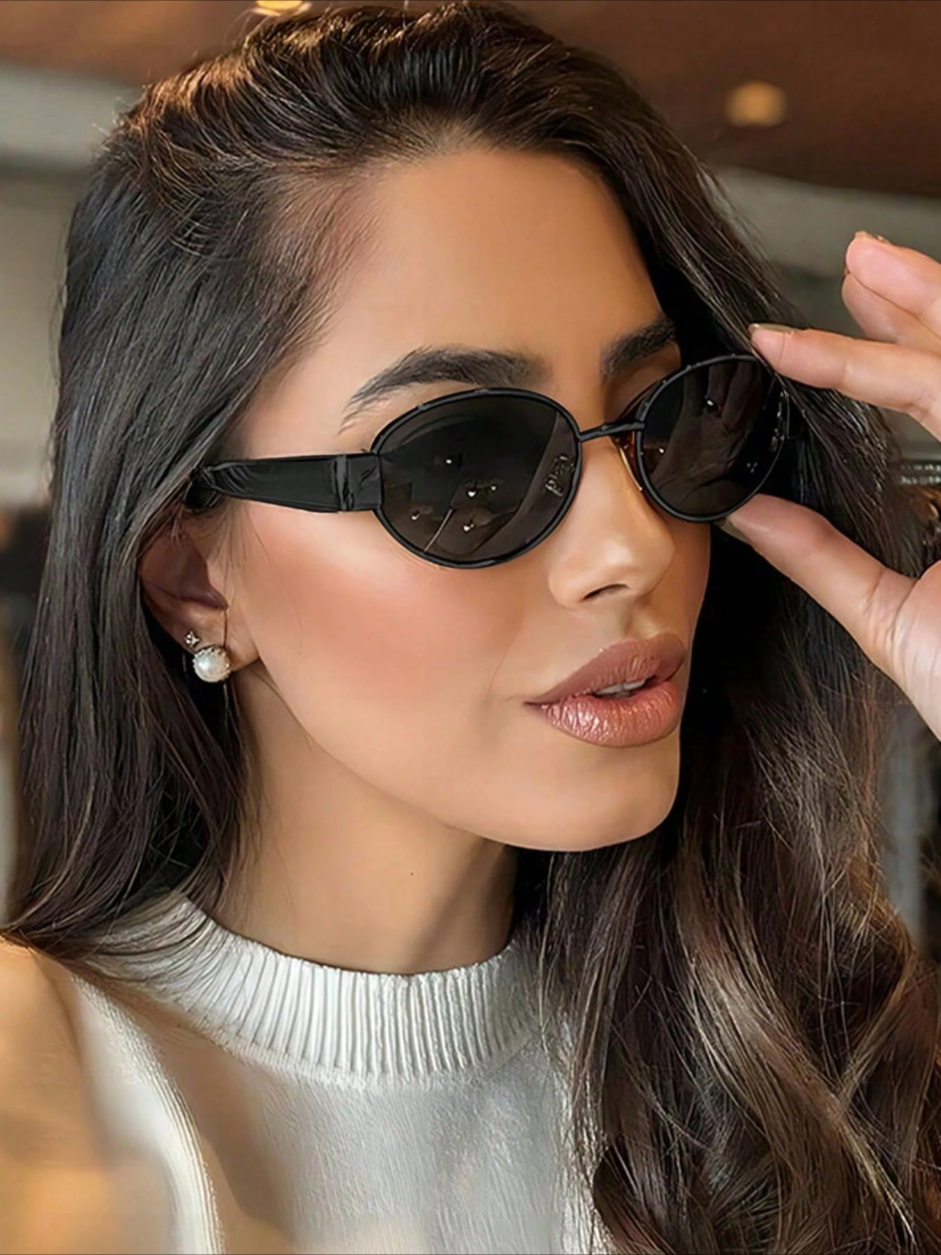 New Trendy Sunglasses Oval Metal Shades, High - Fashion Unisex Face - Slimming and Sun - Blocking Eyewear
New Trendy Sunglasses Oval Metal Shades, High - Fashion Unisex Face - Slimming and Sun - Blocking Eyewear