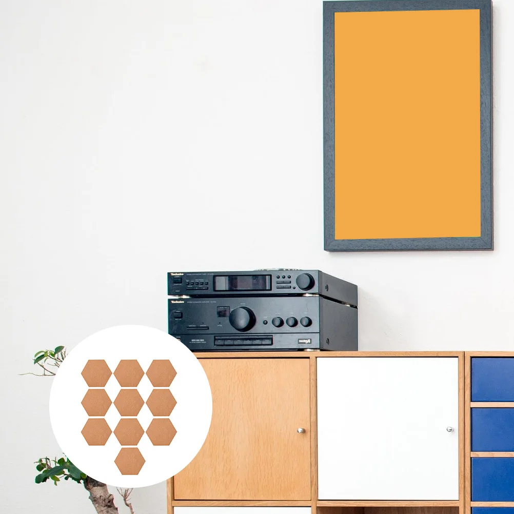 10Pcs Hexagon Cork Memo Boards Self-Adhesive Message Board Bulletin Board for Home Office Classroom Notice Photo Wall Decoration
10Pcs Hexagon Cork Memo Boards Self-Adhesive Message Board Bulletin Board for Home Office Classroom Notice Photo Wall Decoration