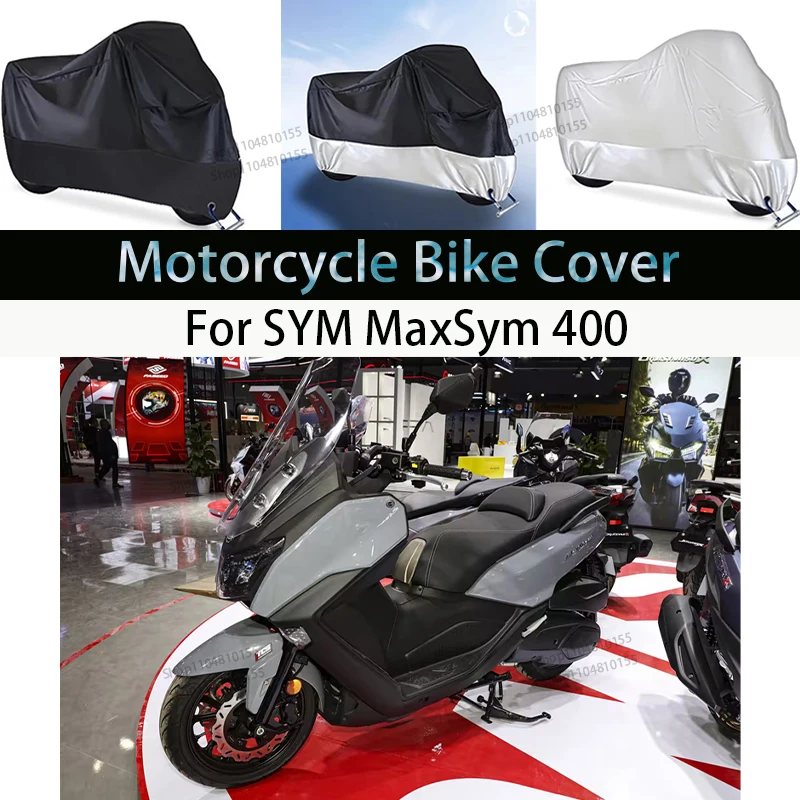 For SYM MaxSym 400 Motorcycle Cover Moto Rain Cover Waterproof Dustproof UV Cover Coat Indoor Outdoor Motorbike Scooter Cover
For SYM MaxSym 400 Motorcycle Cover Moto Rain Cover Waterproof Dustproof UV Cover Coat Indoor Outdoor Motorbike Scooter Cover