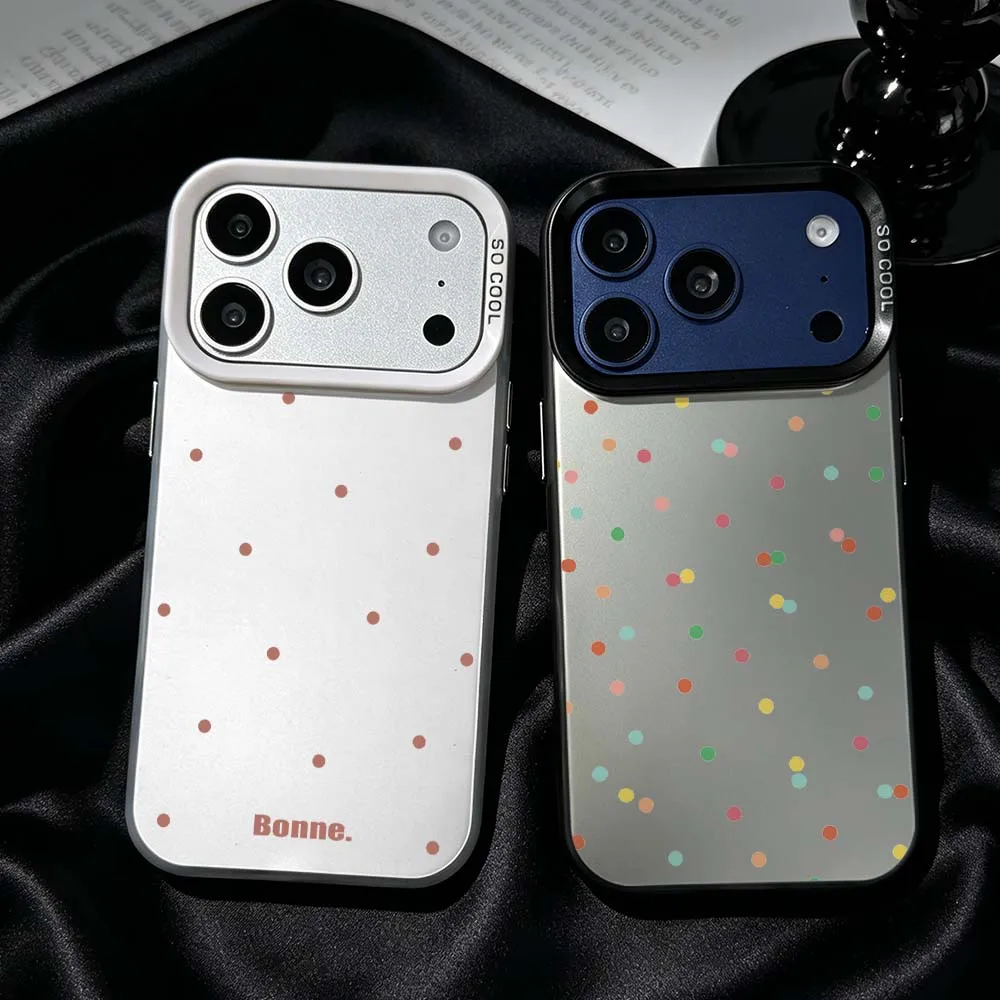 Cartoon Dots Pattern Art For iPhone 17 Air 16 15 14 13 12 Mini 11 Pro Max Plus Shockproof Plating Matte Cover Phone Case
Cartoon Dots Pattern Art For iPhone 17 Air 16 15 14 13 12 Mini 11 Pro Max Plus Shockproof Plating Matte Cover Phone Case