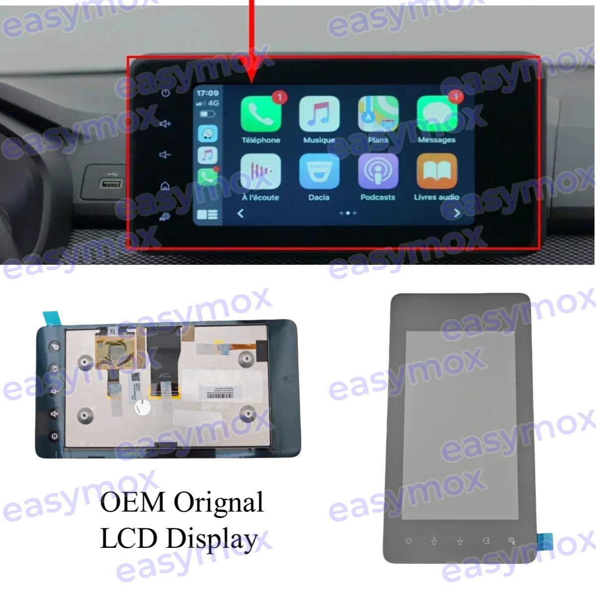 LCD Display for 220-23 Dacia Sandero 3 Jogger Logan Renault Taliant Navigation Radio Screen Repair
LCD Display for 220-23 Dacia Sandero 3 Jogger Logan Renault Taliant Navigation Radio Screen Repair