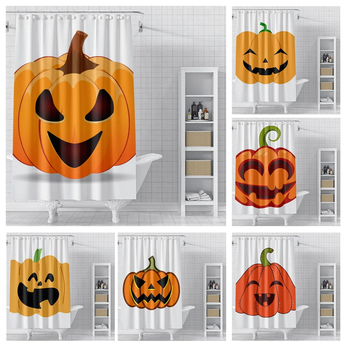 Home decoration shower curtains bathroom waterproof curtain fabric Modern Nordic Living Room happy Halloween Autumn Pumpkin
Home decoration shower curtains bathroom waterproof curtain fabric Modern Nordic Living Room happy Halloween Autumn Pumpkin