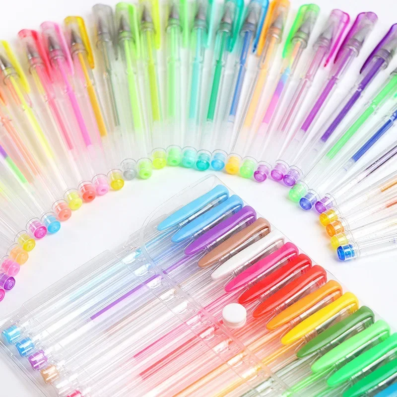 100/5Pcs Gel Pen Set 100 Colored Gel Pens for Coloring Books Drawing Doodle Crafts Scrapbooks Journaling Planner School Supplies
100/5Pcs Gel Pen Set 100 Colored Gel Pens for Coloring Books Drawing Doodle Crafts Scrapbooks Journaling Planner School Supplies
