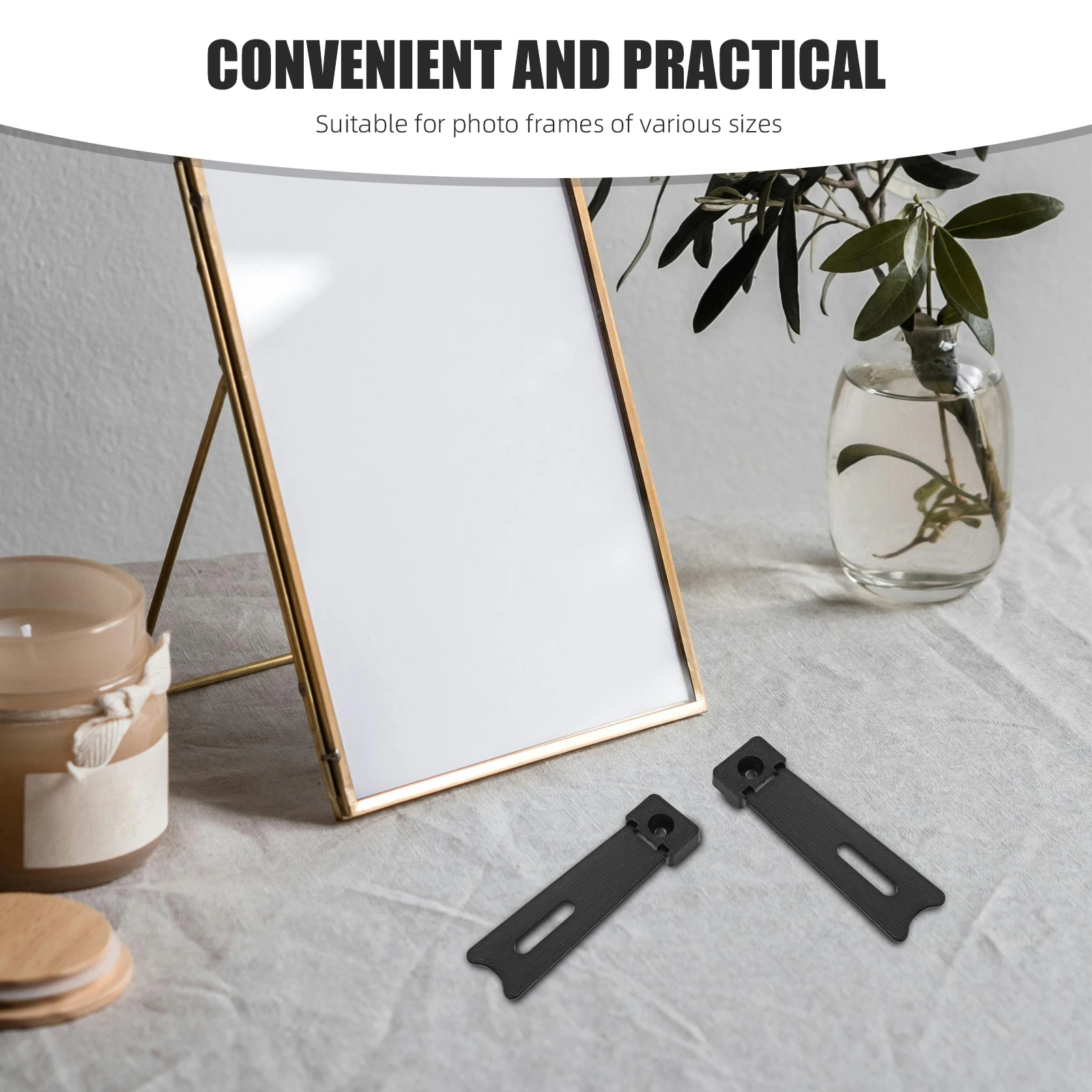 10pcs Photo Frame Support Easel Back Plastic Nail Free Display Supplies Sturdy Stand for Frames Versatile Use Self Adhesive
10pcs Photo Frame Support Easel Back Plastic Nail Free Display Supplies Sturdy Stand for Frames Versatile Use Self Adhesive