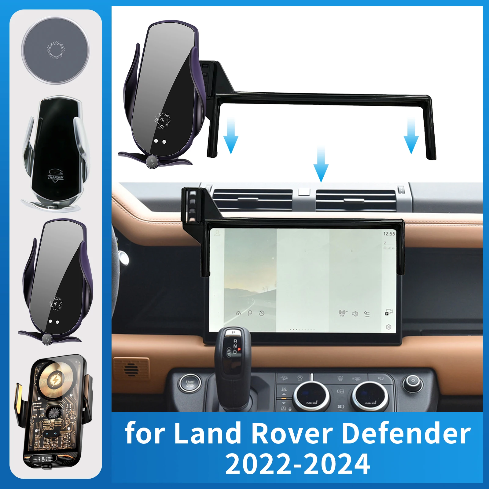 Car Mobile Phone Holder for Land Rover Defender 2022-2024 Charging Bracket Navigation Stand Auto Accessories
Car Mobile Phone Holder for Land Rover Defender 2022-2024 Charging Bracket Navigation Stand Auto Accessories