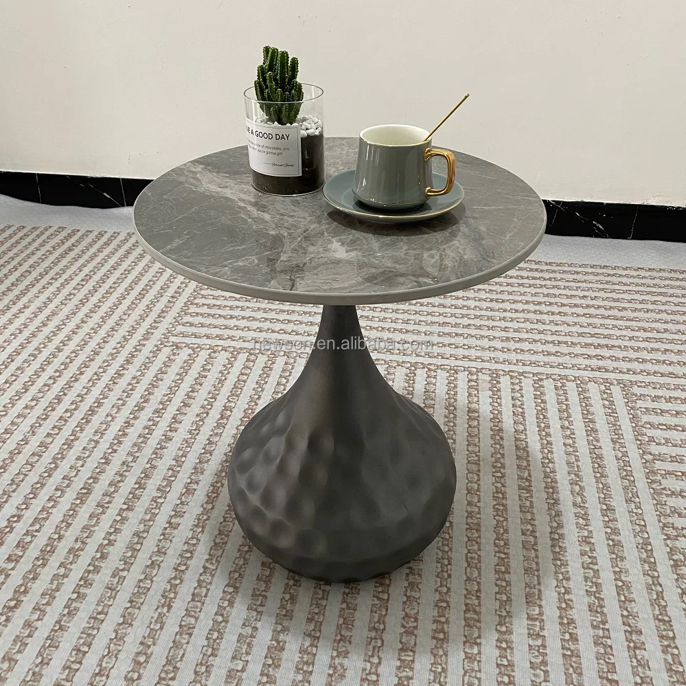 #Simple Design Iron Frame Rock Modern Beside Table Round Coffee Tables for Living Room
#Simple Design Iron Frame Rock Modern Beside Table Round Coffee Tables for Living Room