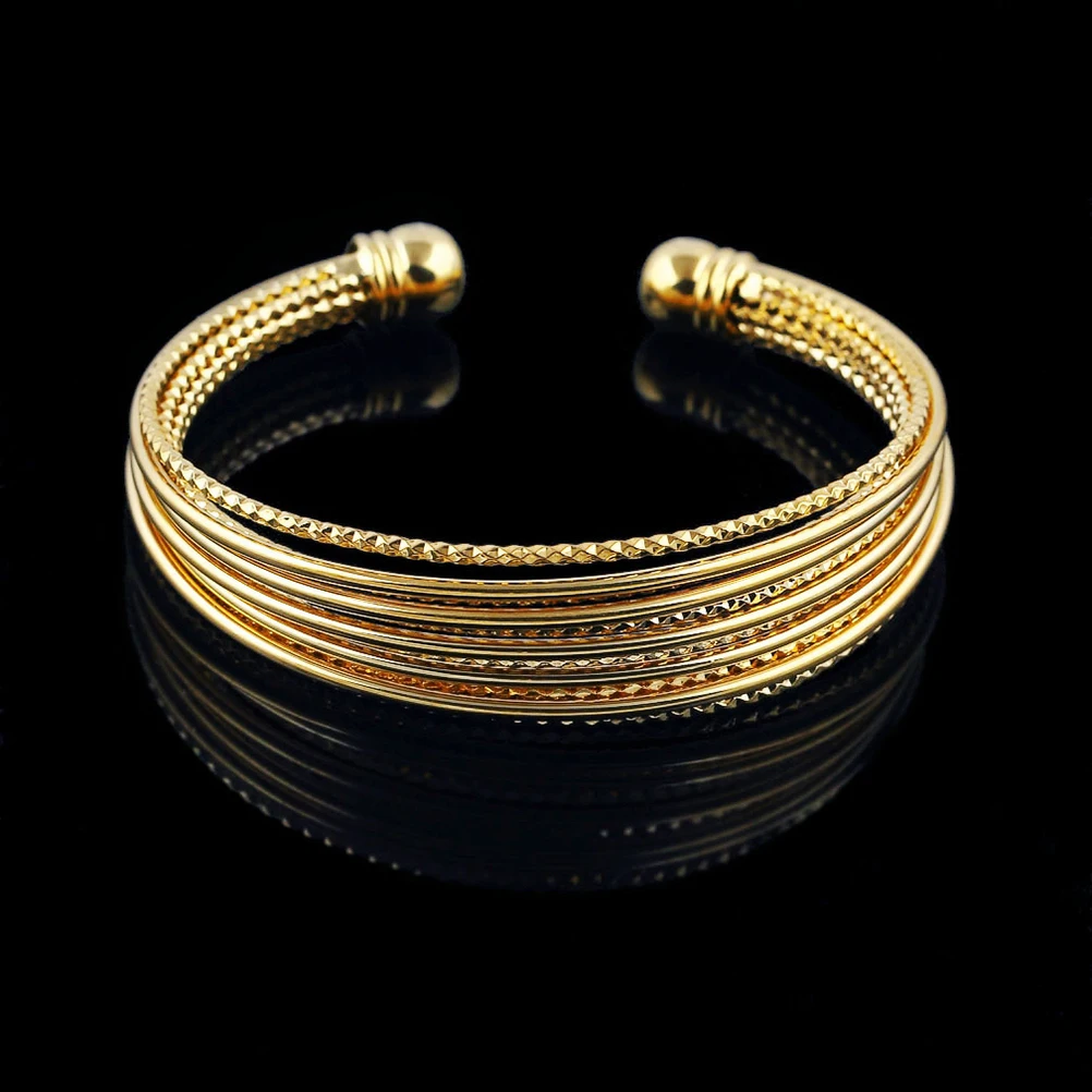 Zircon Bracelet Fashion Cuff Bangle Women Charming Gold Plated Affordable Women's
Zircon Bracelet Fashion Cuff Bangle Women Charming Gold Plated Affordable Women's