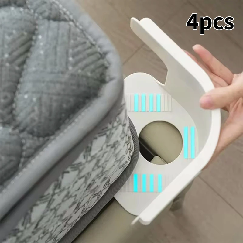 4pcs/set Bed Sheet Fixing Clip Invisible Bed Cover Fastener Quilt Sheet Straps Holder Clip Non-slip Fixing Device Bedsheet Clips
4pcs/set Bed Sheet Fixing Clip Invisible Bed Cover Fastener Quilt Sheet Straps Holder Clip Non-slip Fixing Device Bedsheet Clips