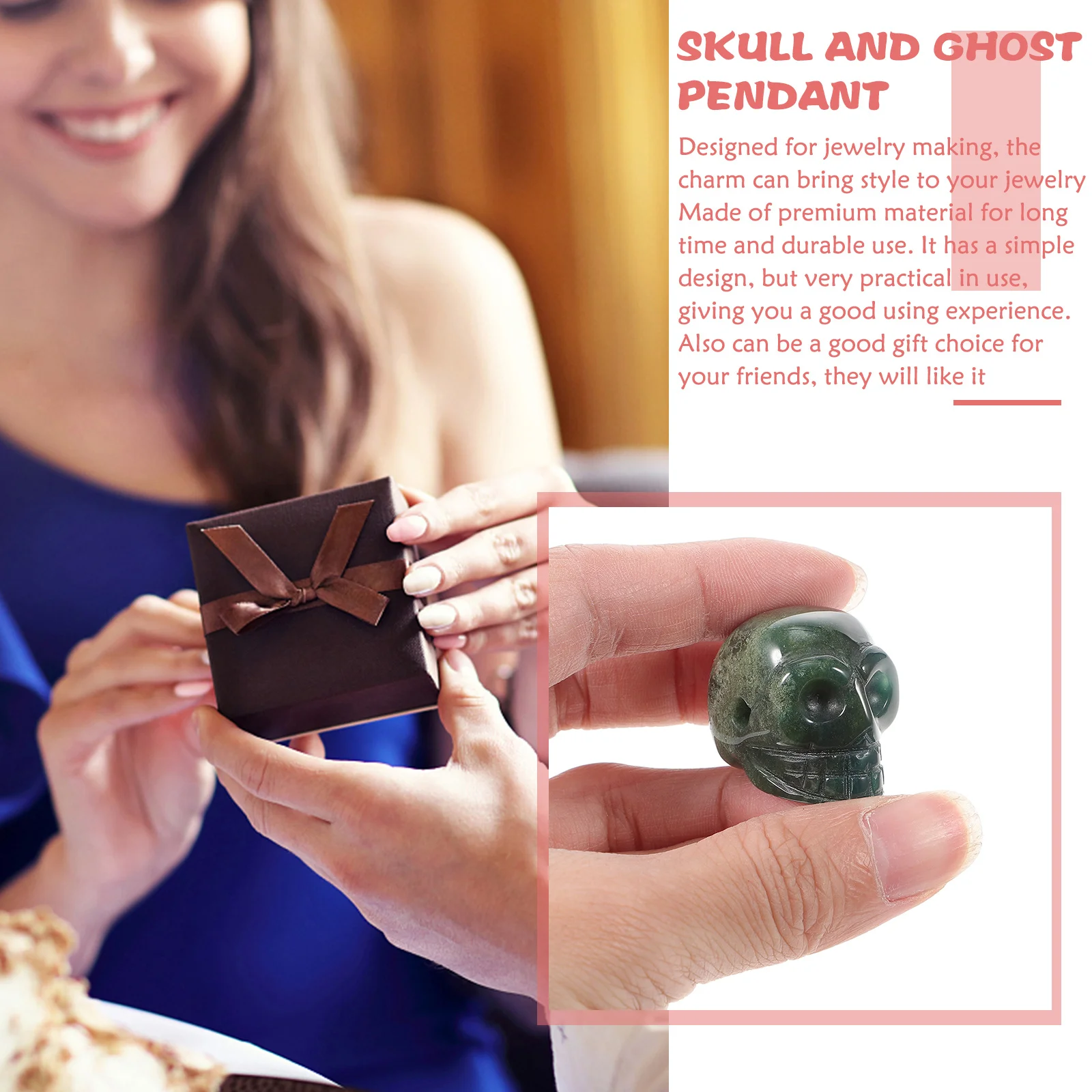 Crystal Skull Pendant Charm Hand Carved for Jewelry Making DIY Bracelets Necklaces Charms Metal Pendants Bracelet Charms
Crystal Skull Pendant Charm Hand Carved for Jewelry Making DIY Bracelets Necklaces Charms Metal Pendants Bracelet Charms