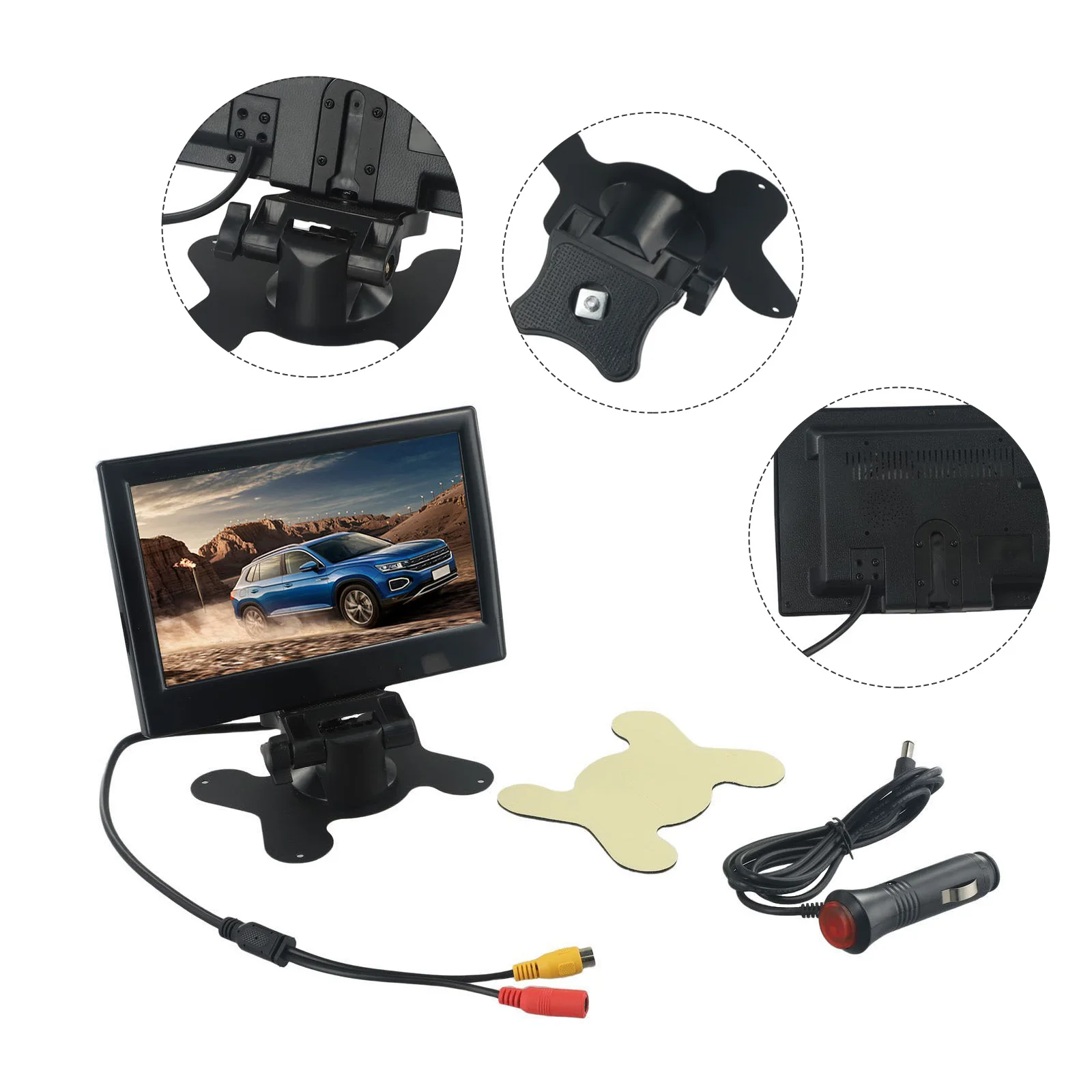 Multi Functional 7 Inch Truck Backup Monitor Color TFT LCD Display for Enhanced Reversing Safety and Visibility
Multi Functional 7 Inch Truck Backup Monitor Color TFT LCD Display for Enhanced Reversing Safety and Visibility