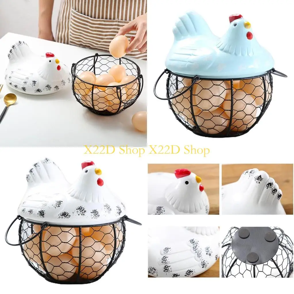 X22D Easter Decorations Chicken Wire Egg Collection Baskets for Gathering for Fresh E
X22D Easter Decorations Chicken Wire Egg Collection Baskets for Gathering for Fresh E