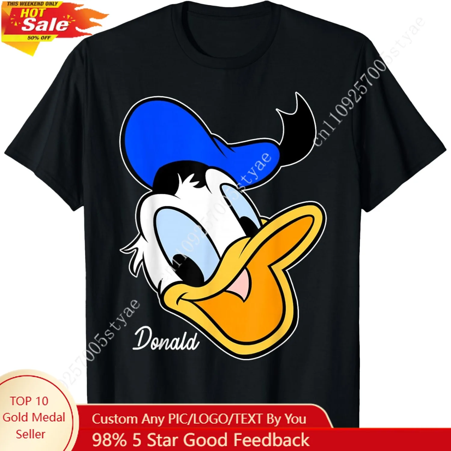 Disney Mickey and Friends Donald Duck Big Face T-Shirt Boys Girl Fashion Tops Soft Blouse Short Sleeve Tee Kid Clothes for Child
Disney Mickey and Friends Donald Duck Big Face T-Shirt Boys Girl Fashion Tops Soft Blouse Short Sleeve Tee Kid Clothes for Child