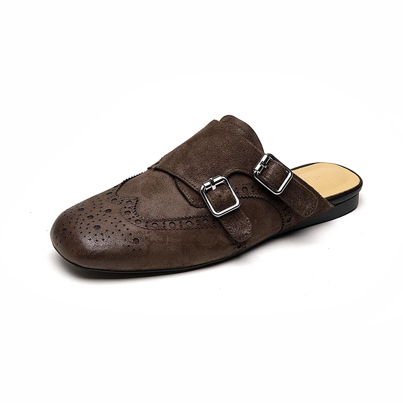 womens brogue mules lady flats basic style shoes natual leather british style round toe half slippers spring autumn footwear
womens brogue mules lady flats basic style shoes natual leather british style round toe half slippers spring autumn footwear
