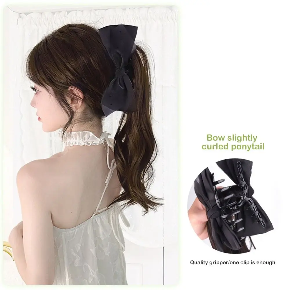 New Multicolour Bowknot Side Ponytail Layered Style DIY Women Claw Clip Bowknot Design Natural Layered Ponytail Casual Wear
New Multicolour Bowknot Side Ponytail Layered Style DIY Women Claw Clip Bowknot Design Natural Layered Ponytail Casual Wear