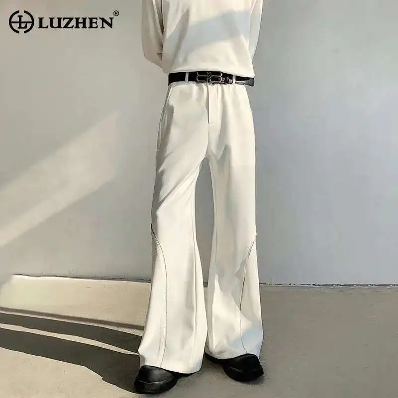 LUZHEN 2025 Spring New Original Elegant Solid Color Casual Pants Men's Fashion Zipper Leg Design Loose Male Horn Trousers LZ8361
LUZHEN 2025 Spring New Original Elegant Solid Color Casual Pants Men's Fashion Zipper Leg Design Loose Male Horn Trousers LZ8361