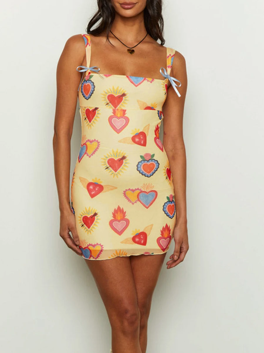 Women s Love Heart Print Mini Dress Valentine s Day Sexy Backless Bodycon Dress Festival Party Short Dress
Women s Love Heart Print Mini Dress Valentine s Day Sexy Backless Bodycon Dress Festival Party Short Dress