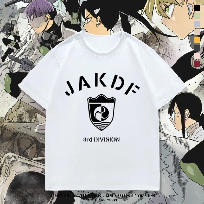Monster No. 8 Anime Peripheral 3rd Unit Logo Same Short Sleeve T-Shirt Men's and Women's Summer Cotton Top
Monster No. 8 Anime Peripheral 3rd Unit Logo Same Short Sleeve T-Shirt Men's and Women's Summer Cotton Top
