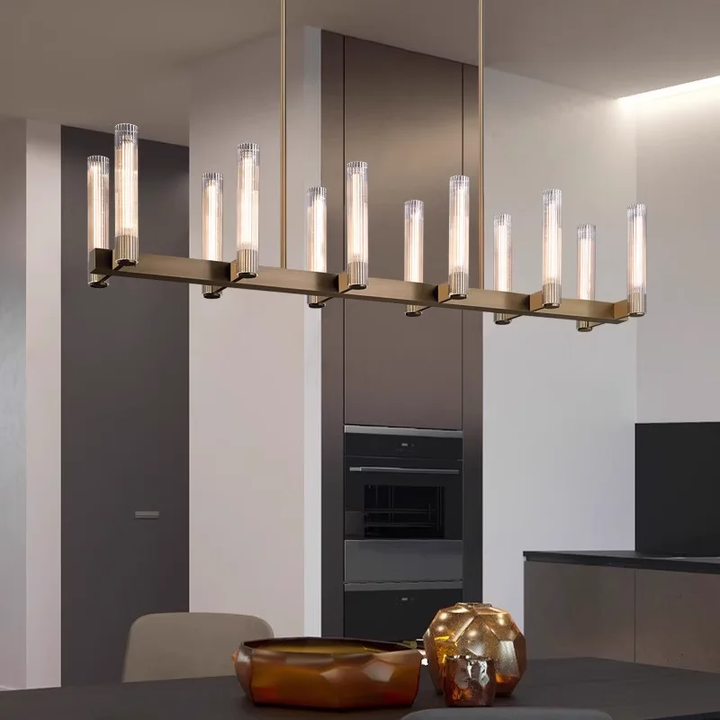 Luxury Rectangular Dimmable Copper Glass Chandelier with Brass Chrome Black Hardware Ideal for Dining Room and Kitchen Lighting
Luxury Rectangular Dimmable Copper Glass Chandelier with Brass Chrome Black Hardware Ideal for Dining Room and Kitchen Lighting