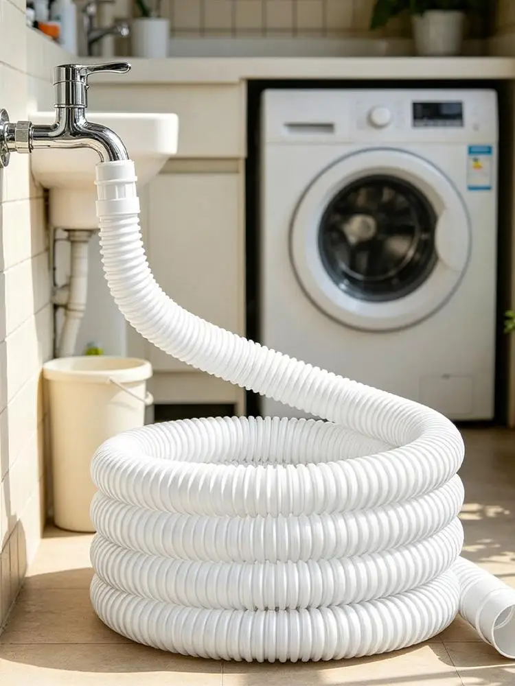Universal Air Conditioner Drain Hose 17 mm inner diameter, 6.56 ft long washer drain hose Washing Machine Duct with Clamps
Universal Air Conditioner Drain Hose 17 mm inner diameter, 6.56 ft long washer drain hose Washing Machine Duct with Clamps