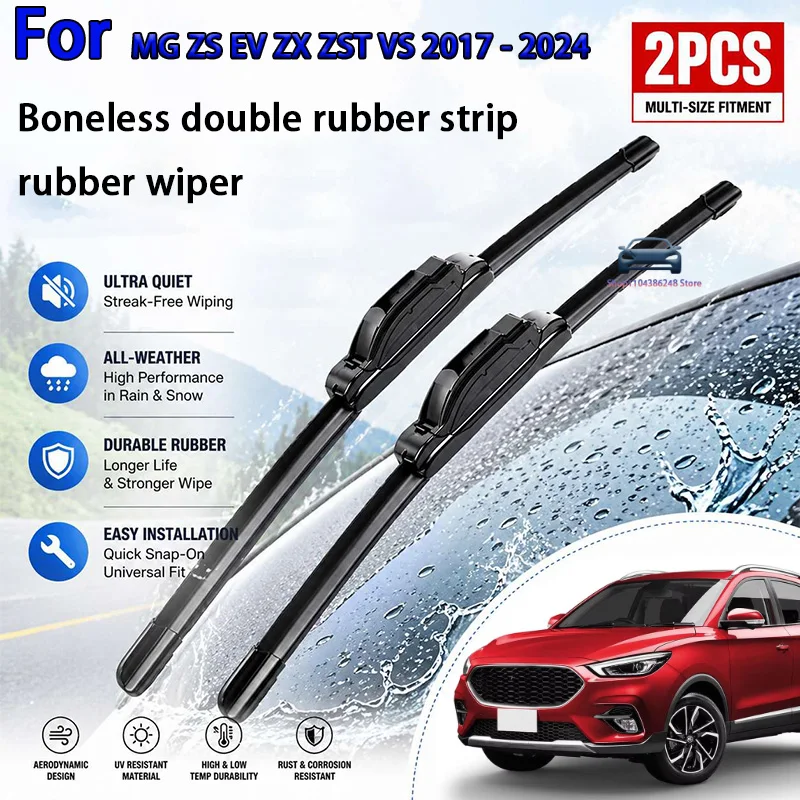 Wiper Front Wiper Blades Set For MG ZS EV ZX ZST VS 2017 - 2024 Windshield Windscreen Car Rain Brush 24"+14"
Wiper Front Wiper Blades Set For MG ZS EV ZX ZST VS 2017 - 2024 Windshield Windscreen Car Rain Brush 24"+14"