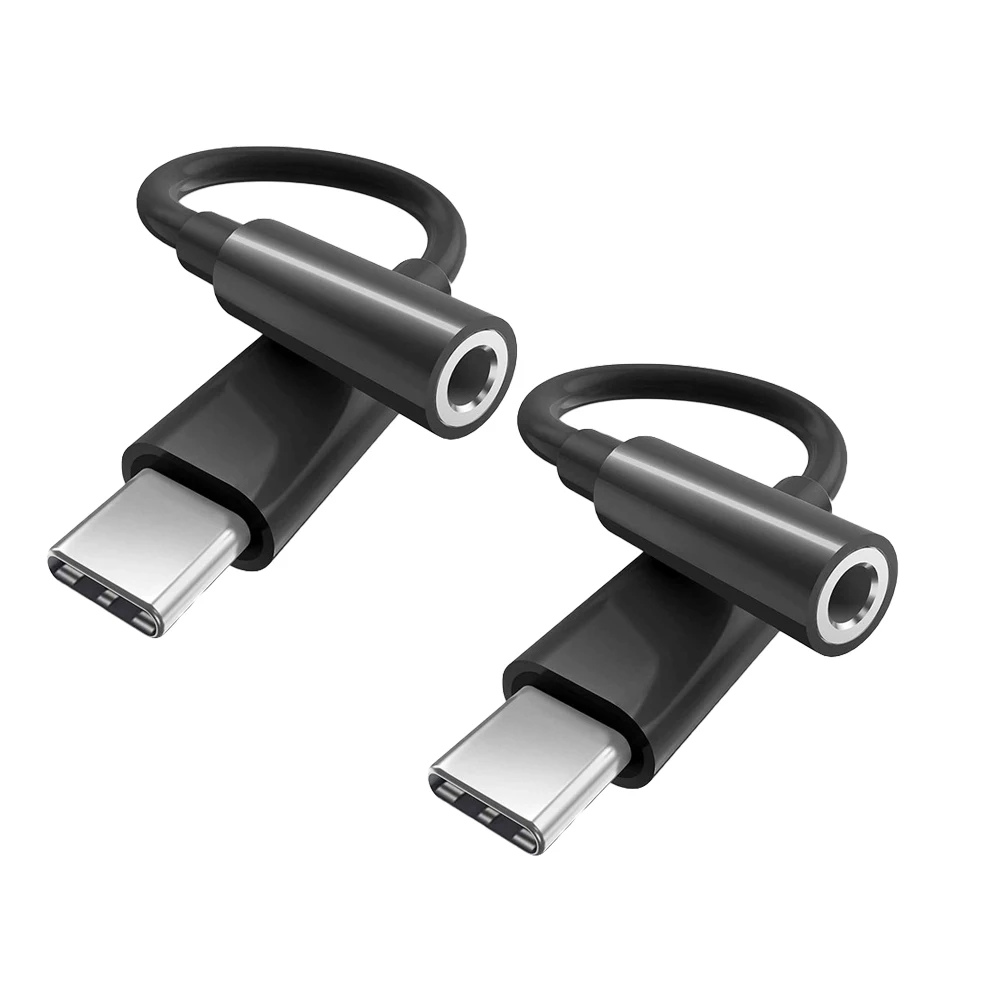 2 PCS Audio Adapter Headphone Jack Earphone Type-c USB Converter Tpu to 3.5mm USB-C
2 PCS Audio Adapter Headphone Jack Earphone Type-c USB Converter Tpu to 3.5mm USB-C