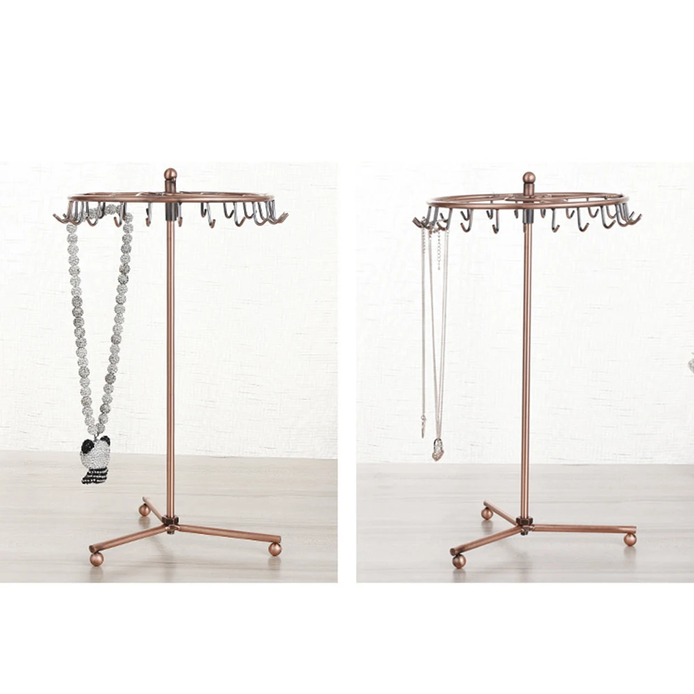 Jewelry Display Stand with 23 Hooks Necklace Holder Stand Metal Minimalist Display Tower for Earrings Necklace Bracelet Ring
Jewelry Display Stand with 23 Hooks Necklace Holder Stand Metal Minimalist Display Tower for Earrings Necklace Bracelet Ring