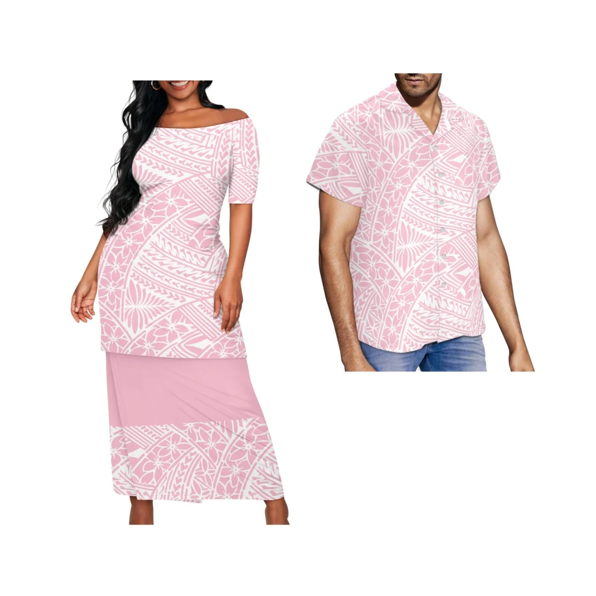 Polynesian New Ladies Puletasi Custom Matching Men'S Shirt Samoa Vintage Art Maxi Dress Set Samoa Couple Set
Polynesian New Ladies Puletasi Custom Matching Men'S Shirt Samoa Vintage Art Maxi Dress Set Samoa Couple Set