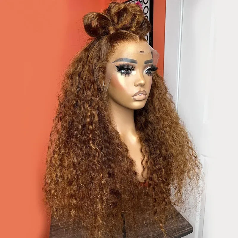 Soft Natural brown Kinky Curly 26Inch 180Density 13*4*1 Lace Front Wigs For Women With Baby Hair Synthetic Fiber Daily Wear Wigs
Soft Natural brown Kinky Curly 26Inch 180Density 13*4*1 Lace Front Wigs For Women With Baby Hair Synthetic Fiber Daily Wear Wigs