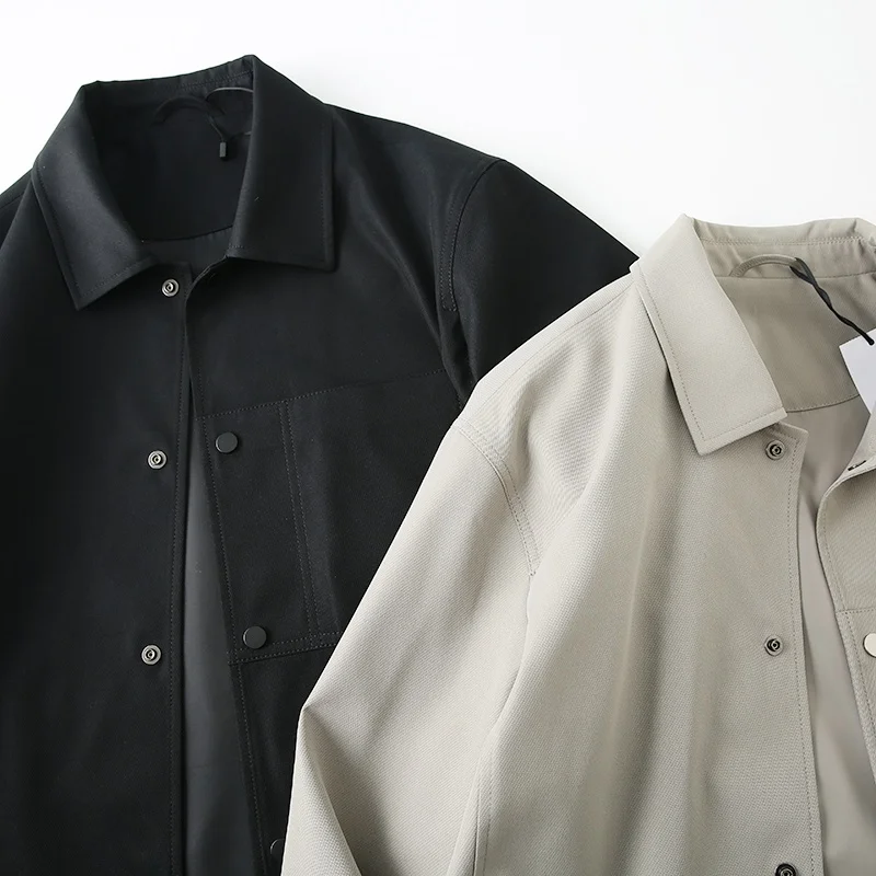 Sli Casual Men's Jaet with Stand Collar Versatile Outerwear Spring Faion Youth Trend Long Sve Stand Fit
Sli Casual Men's Jaet with Stand Collar Versatile Outerwear Spring Faion Youth Trend Long Sve Stand Fit