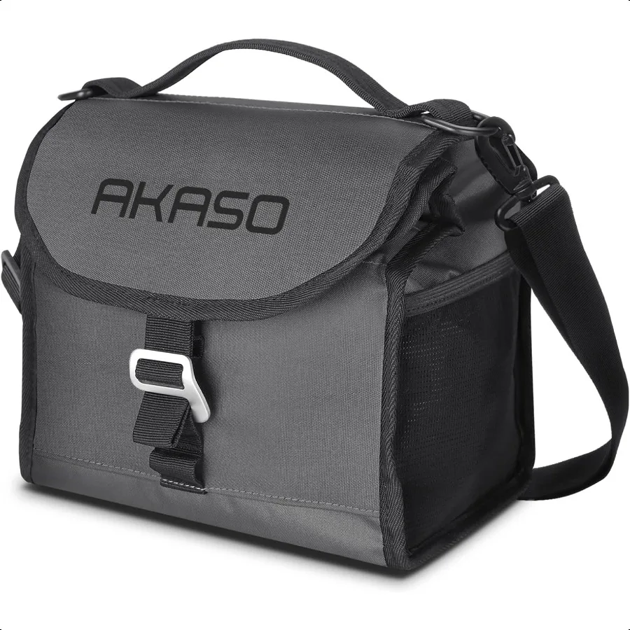 Insulated Cooler Lunch Bag Packable Lunch Box 12 Can Cooler Bag with Adjustable Shoulder Strap for Office Picnic Dark Gray
Insulated Cooler Lunch Bag Packable Lunch Box 12 Can Cooler Bag with Adjustable Shoulder Strap for Office Picnic Dark Gray