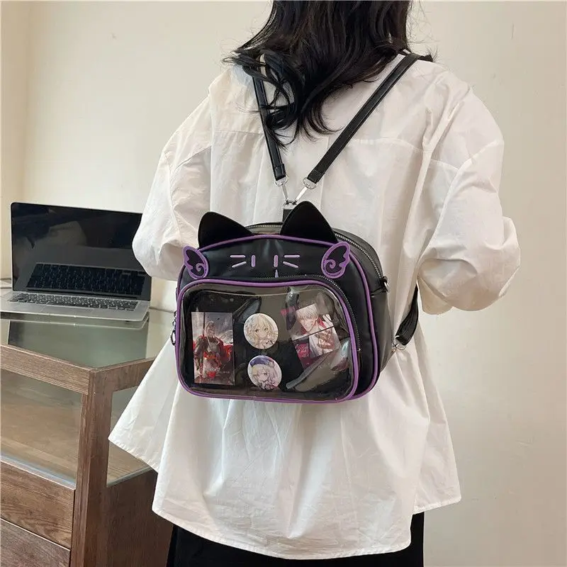 Japanese Kawaii Itabag Women New 2025 Transparent Backpacks Women Large Capacity Ita Backpack School Bags for College Student JK
Japanese Kawaii Itabag Women New 2025 Transparent Backpacks Women Large Capacity Ita Backpack School Bags for College Student JK