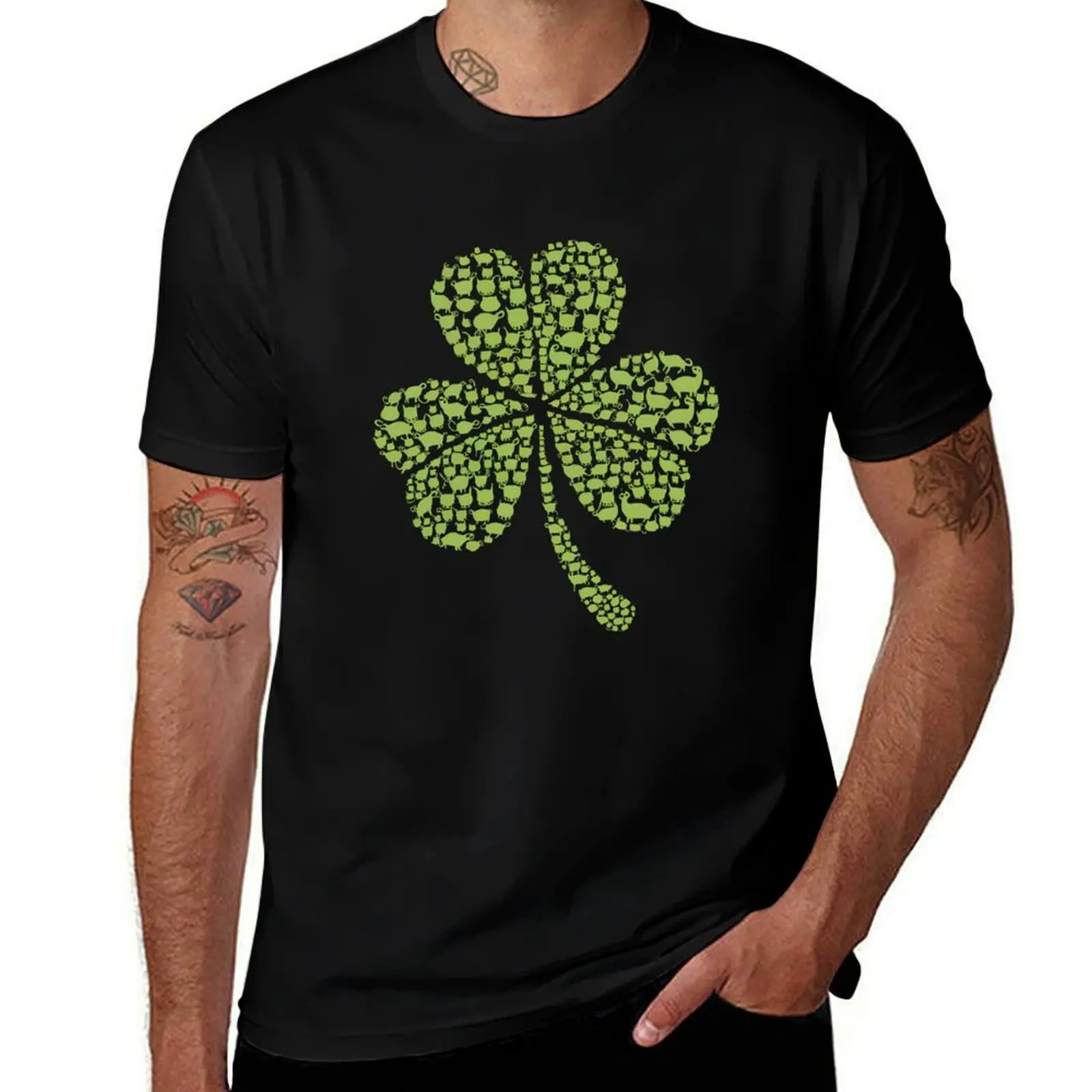 Cat & Irish Shamrock Green Lucky Clover T-Shirt Personalized t-shirt anime clothes essential t shirt summer clothes mens clothes
Cat & Irish Shamrock Green Lucky Clover T-Shirt Personalized t-shirt anime clothes essential t shirt summer clothes mens clothes